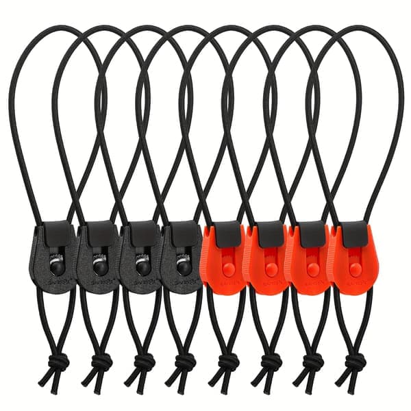 8st SAMSFX Fiskespö Remmar - Kraftiga Kardborreband Fiskespöbälten med Stretchiga Band, Kompatibla med Casting, Spinning och F [DB]