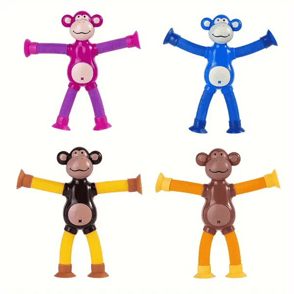 4 st sugflygplan autism pop tube fidget leksaker autistiska påskkorgar strumpfyllare presenter, ap sensoriska reseleksaker, alla hjärtans dag