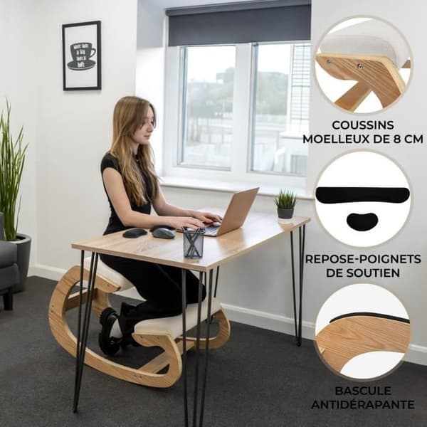 Ergonomisk knästol Ortopedisk gungpall kontorshållning