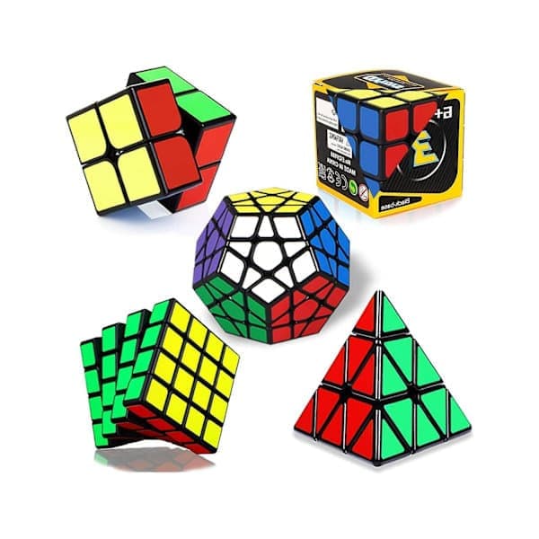 /NN/Speed Cube Set [5-pack] (Svart)