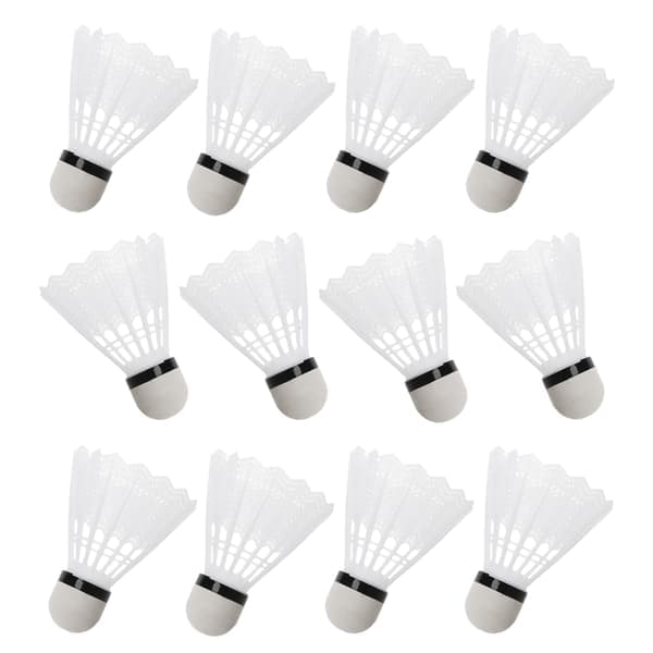 12 st Vita Badminton Plastbollar Inomhus Utomhus Gym Sporttillbehör