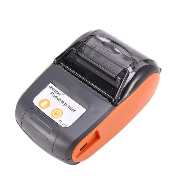 Pt210 58mm Bluetooth-termisk skrivare Bärbar trådlös kvittomaskin Kompatibel med Windows Android Ios Eu-dt