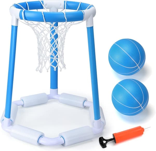 Flytande basketkorg för pool, utomhuspool för barn