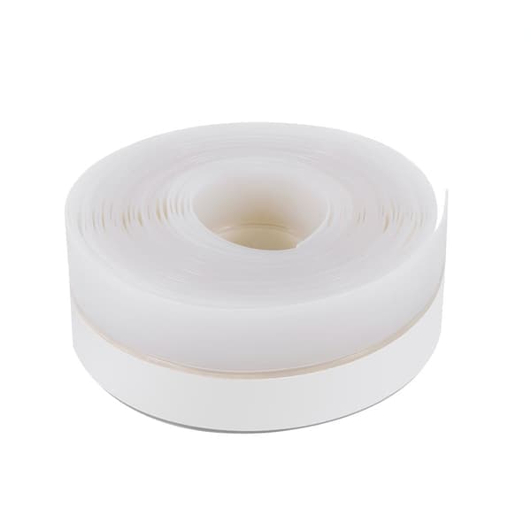 Självhäftande Vattentät Vindtät Silikonremsa (25mm Transparent) 10 Meter - Perfekt för Tätning av Dörrar och Fönster Transparent 2.5 cm