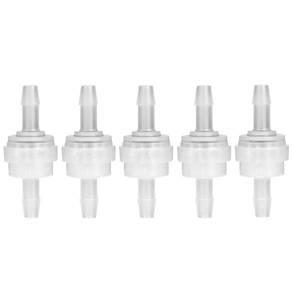 【NX】5 mm backventil i plast för vattenrening, 5-pack