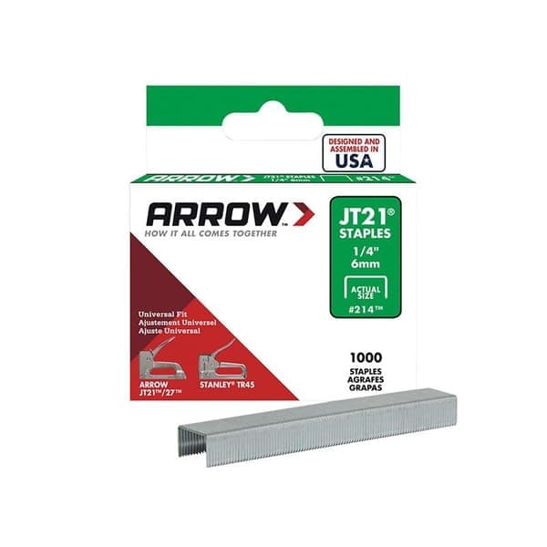 Arrow Jt21 Klammer 6mm Flerfärgad