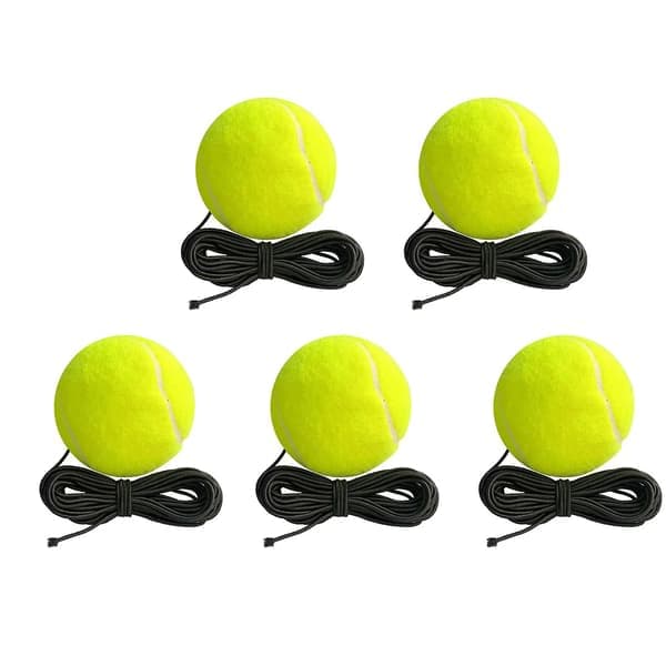 Tennisboll med Snöre för Tennistränare Träning Hög Elasticitet Träningsboll för Självstudier Tennisträning