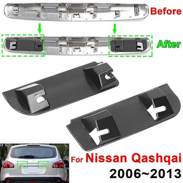 Reparationssats för trasig bakluckeknapp till Nissan Qashqai Dualis - Snappclips 2006 2007 2008 2009 -2013 90812jd20h 90812jd30h