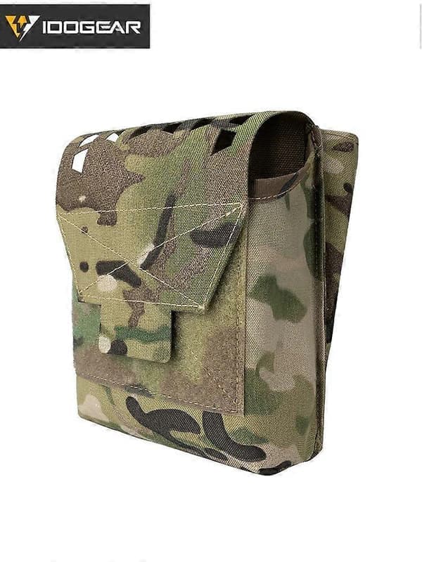 IDOGEAR Tactical Sundries Pouch SS STYLE JSTA Verktygspåse Med Bakre Insats Magasin Ficka MOLLE multi-camo Multi-Funktionspåse 35104 (LGL)