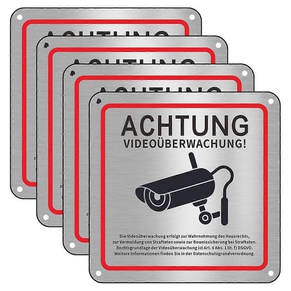 Videoövervakningsskylt, Videoövervakning Privat Egendom