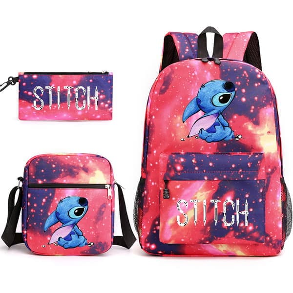 Lilo & Stitch Ryggsäck Set skolväska. .- Perfekt