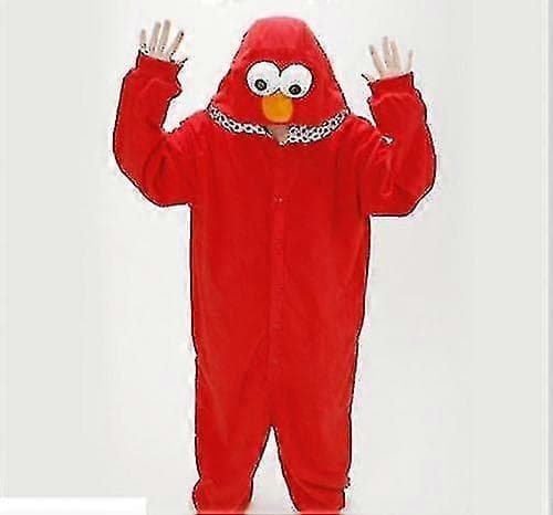 Vuxen Sesamgatan Kakmonster Elmo Kostym-Perfekt