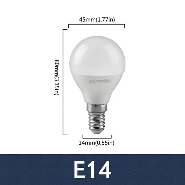 10 st LED Mini Glödlampa 220V E27 E14 B22 Globlampa Energisparlampa 3W 5W 6W 7W LED Varmt Kallt Ljus för Heminredning