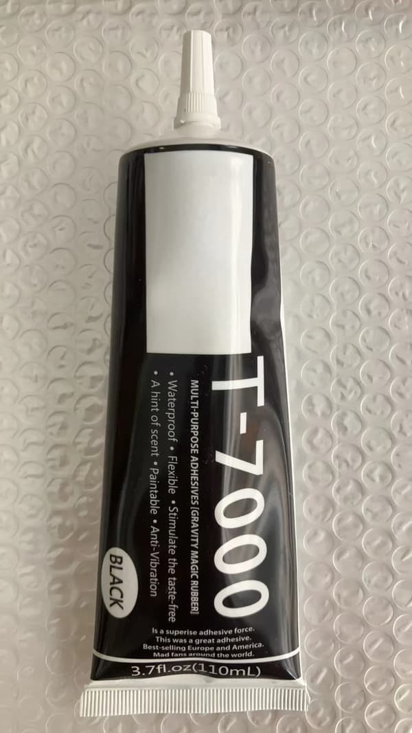 ZEXEF T7000 15ML 25ML 50ML 110ML Svart Lim för Mobiltelefonreparation Färg Kontaktlim T-7000 Glas Plast Universal DIY