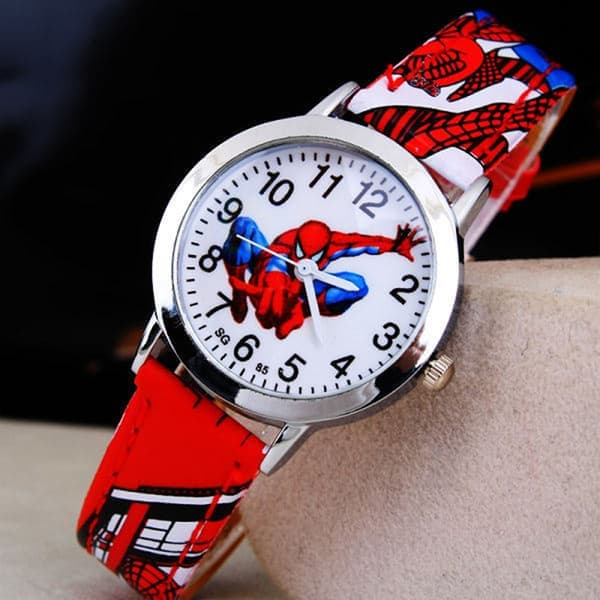 Barn Pojkar Spiderman Quartz Klocka Armband