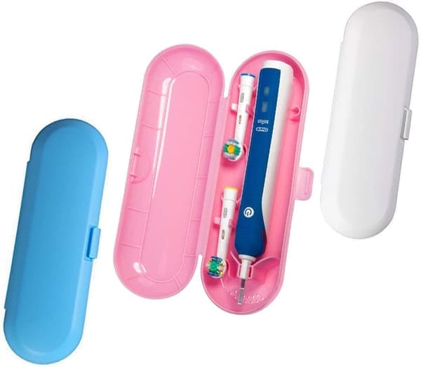 Tandborstfodral för Oral B Pro &amp; Sonicare, stilren design med dräneringshål, portabla &amp; hållbara behållare, lätta att rengöra för