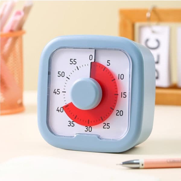 60 minuters visuell timer - Klassrumsskola för barn - Tyst visuell timer