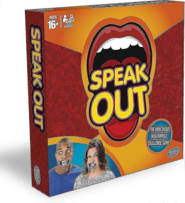 Speak Out Tandställningsspel, Roligt Munstycksutmaningsspel, Festleksak för Barn Vuxna, Interaktiva Rekvisita för Talutmaning