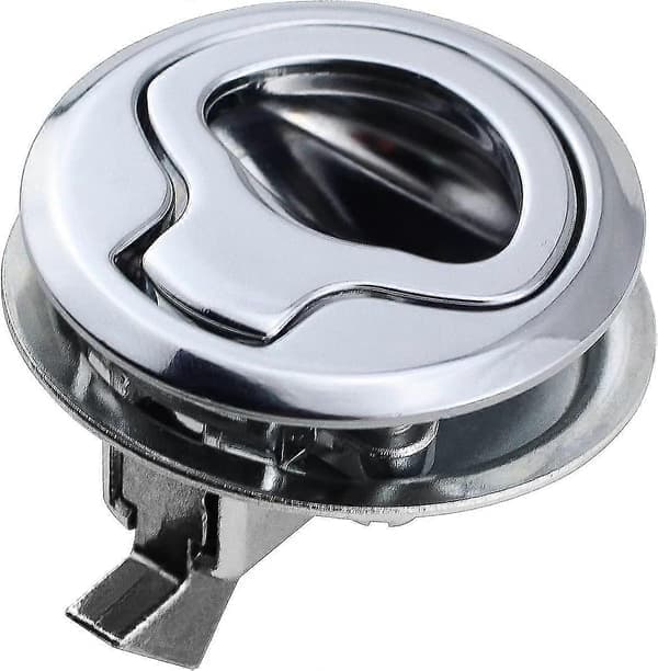 Botao Rostfritt Stål Flush Pull Lucka Lås Slam Lås, Båt Lucka Lås Flush Pull Lås (2st, Silver)