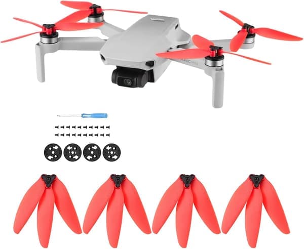3-bladiga propellrar för DJI Mini 4K/Mini 2 SE/Mini 2/Mavic Mini/Mini SE ersättning Lågbrus och Qu