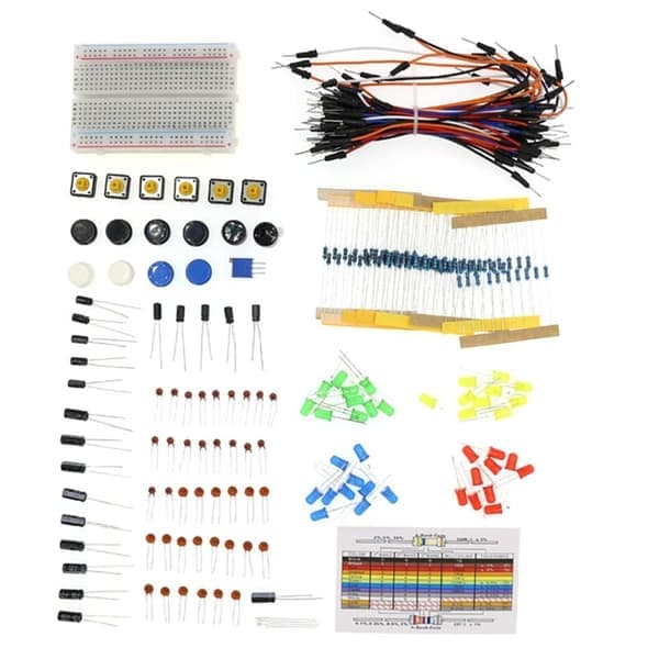 400 hål för motstånd för Arduino/LED/kondensator/jumper/brödbräda motståndsuppsättning