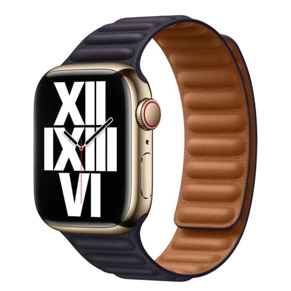 Apple Watch Armband 42/44/45/46/49mm Original Magnetisk Ring iWatch Ultar2 49mm 9 8 7 6 SE 3 4 2mm Svart