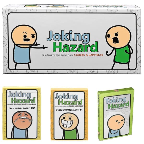 Joking Hazard Kortspel Joking Hazard Av Cyanid Happiness Roligt Komiskt Byggnadsspel För Fest Förbättring #1 Utbyggnadspaket