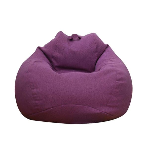 Inomhus Utomhus Vuxen Sittsäck Spelstol Extra Stor Sittsäck Överdrag Lila M Purple