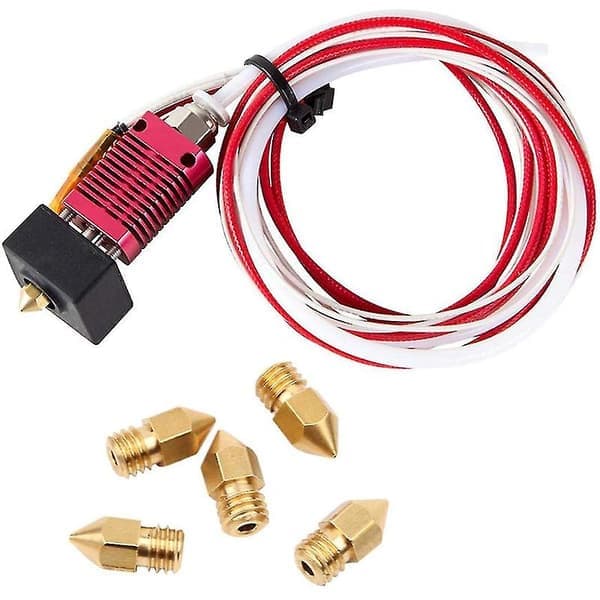 3D-skrivar Extrudermonterad Mk8 Hot End-kit för Ender 3 / Ender 3 Pro med Aluminiumvärmeblock