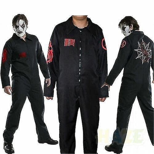 Band Slipknot Cosplay Kostym Löst Jumpsuit Halloweenföreställning Fancy Suit