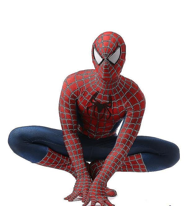 Raimi Spider-Man Barn- och Vuxendräkt Cosplay Maskeraddräkt Present