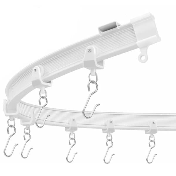 Flexibel & Kapbar Böjbar Gardinstång 2m 2-pack [JUN] 2 meter 2-Pack