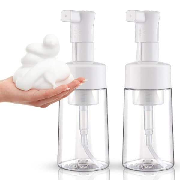 2 st Skumpumpflaska Tom Pumpflaska TRANSPARENT 200ML 200ML