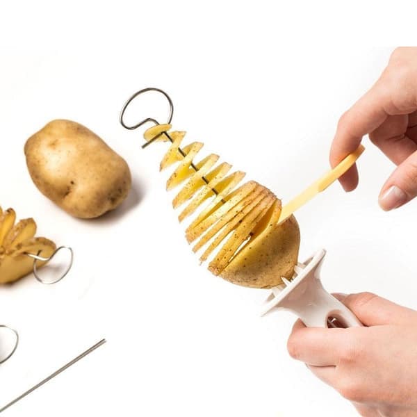 Spiral Potatis chips verktyg, Gör Spiraler av Potatis