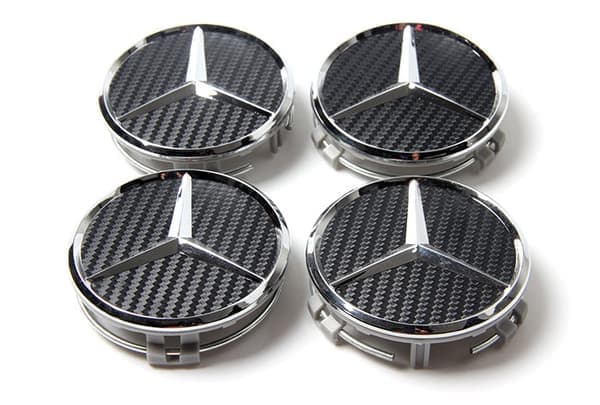 MB09 - 75MM 4-pack Centrumkåpor Mercedes Benz