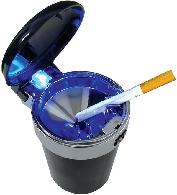 Askkopp med Lock & LED-lampa - Till bilen