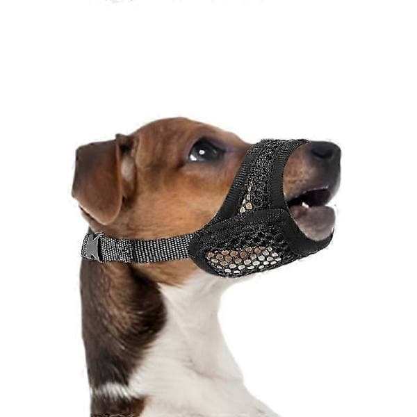 Nätmunkorg för hundar med kort nos - Anti-bitning för små och medelstora raser som Chihuahua, Pomeranian & Brakycefala hundar