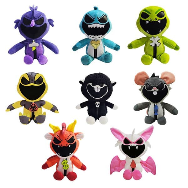 Nightmare Critters speltillbehör, lammdockor, mardrömsullsplyschleksaker