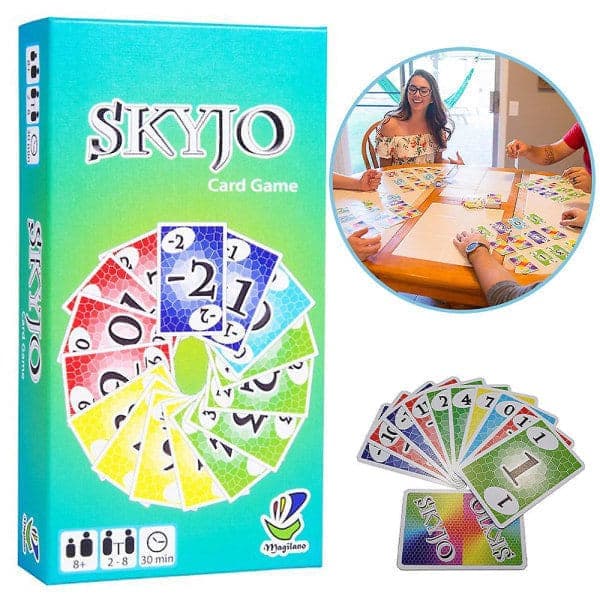 Skyjo kortspel från Magilano - Roligt kortspel för vuxna och familj