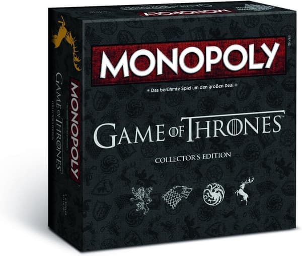 Monopol Game of Thrones Collector's Edition – Spelet för den populära serien 6 spelare-X72-