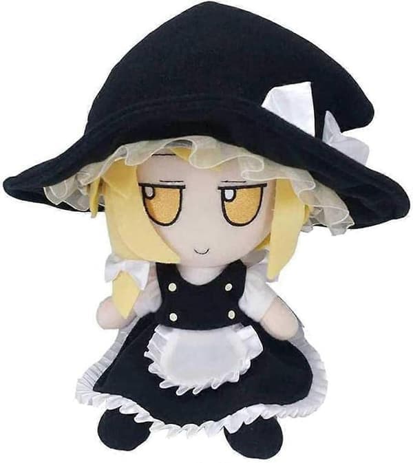 Touhou Project Plyschdocka Fylld Docka Kirisame Marisa 20cm Fumo Plysch Julklapp_MGF