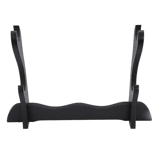 2-Vånings Samurai Svärd Katana Hållare Ställ Fäste Rack Display Svart