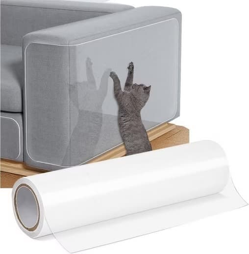 Transparent Sofa Protector - Furniture Protection against Scratch Marks for Cat and Dog