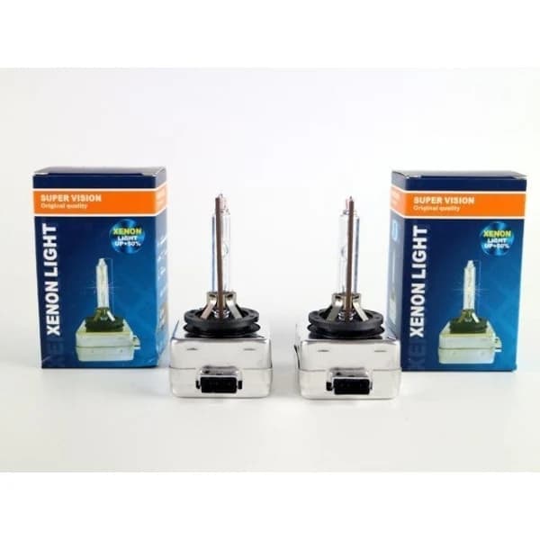 2-pack D1S 35W 6000K Xenon HID-strålkastarlampor +50% ljusstyrka