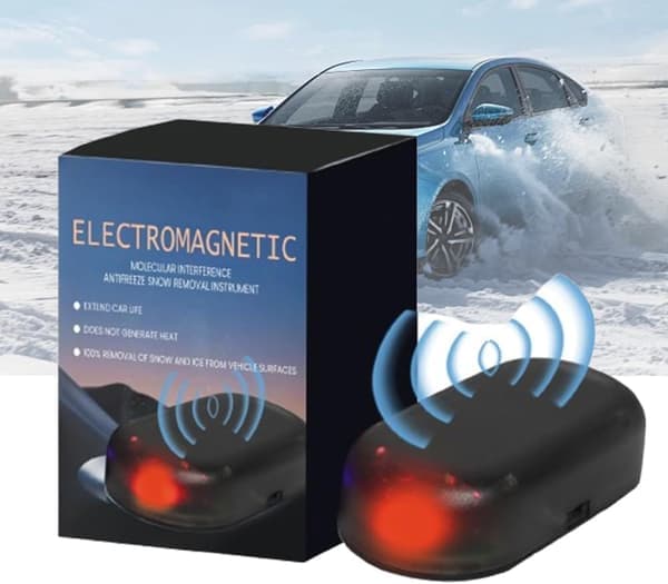 Anti-Freeze Elektromagnetisk Snöborttagningsenhet för Bil 2025 Uppgraderad Bil Störningsfri Frostskyddsinstrument Elektromagnetisk