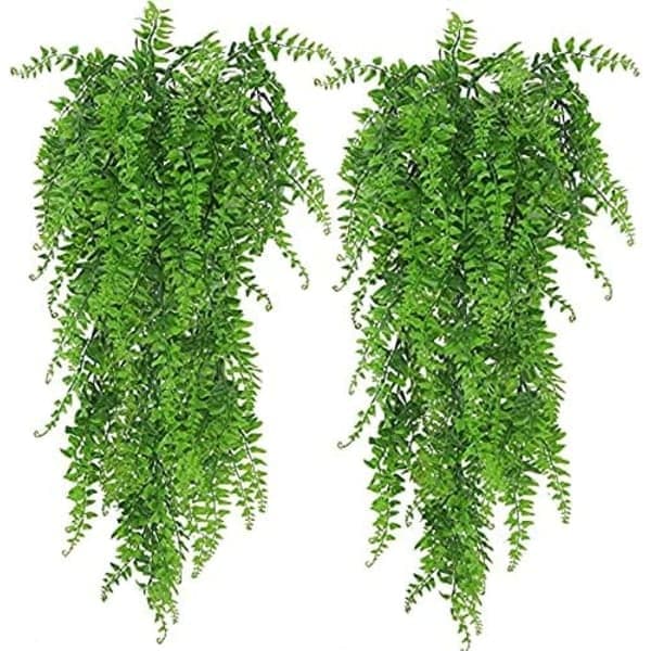 2 st konstgjorda växter Boston Fern, konstgjorda växter