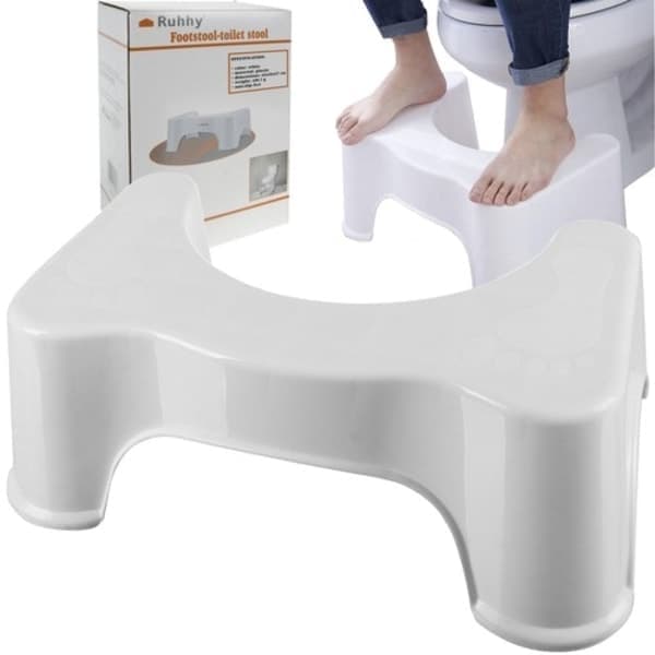 Toalettpall - För lindring av förstoppning - Squatty Potty vit 750