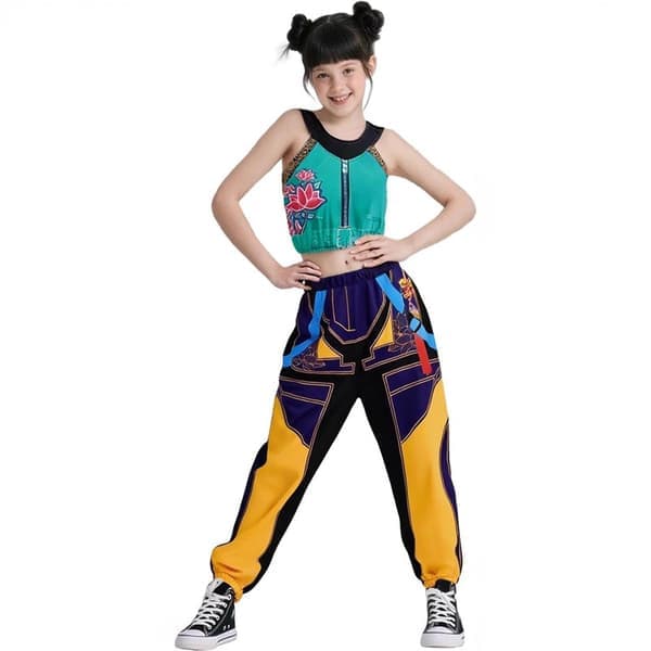 2025 Demon Hunter K-Pop Kostym | Halloween Outfit Kvinnor Barn Cosplay 130 cm