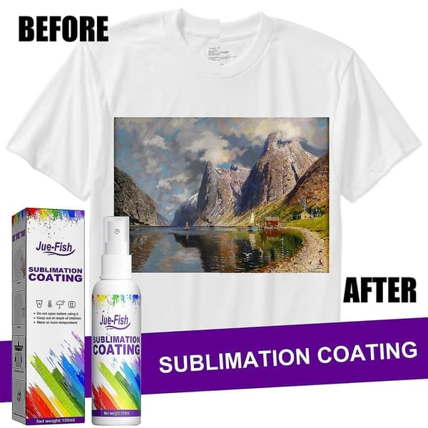 Sublimeringsspray för kläder - Strykkarta för värmeöverföring, slitstark, fläckbeständig, mångsidig, bra vidhäftning