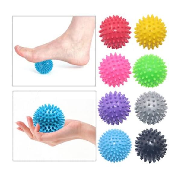 2st Spiky Ball Rund Muscle Massage Roller Yoga Stick Body